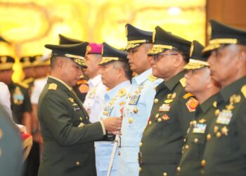 Panglima TNI Pimpin Upacara Peresmian, Likuidasi Satuan, Sertijab dan Laporan Korps Kenaikan Pangkat Pati TNI