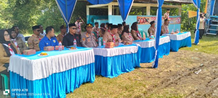 Polsek Cibarusah Hadiri Pembukaan Gerakan Pramuka Kuartir Ranting Kecamatan Bojongmangu