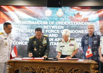 Pererat Hubungan Militer, TNI Dan CAF Tanda Tangani MoU