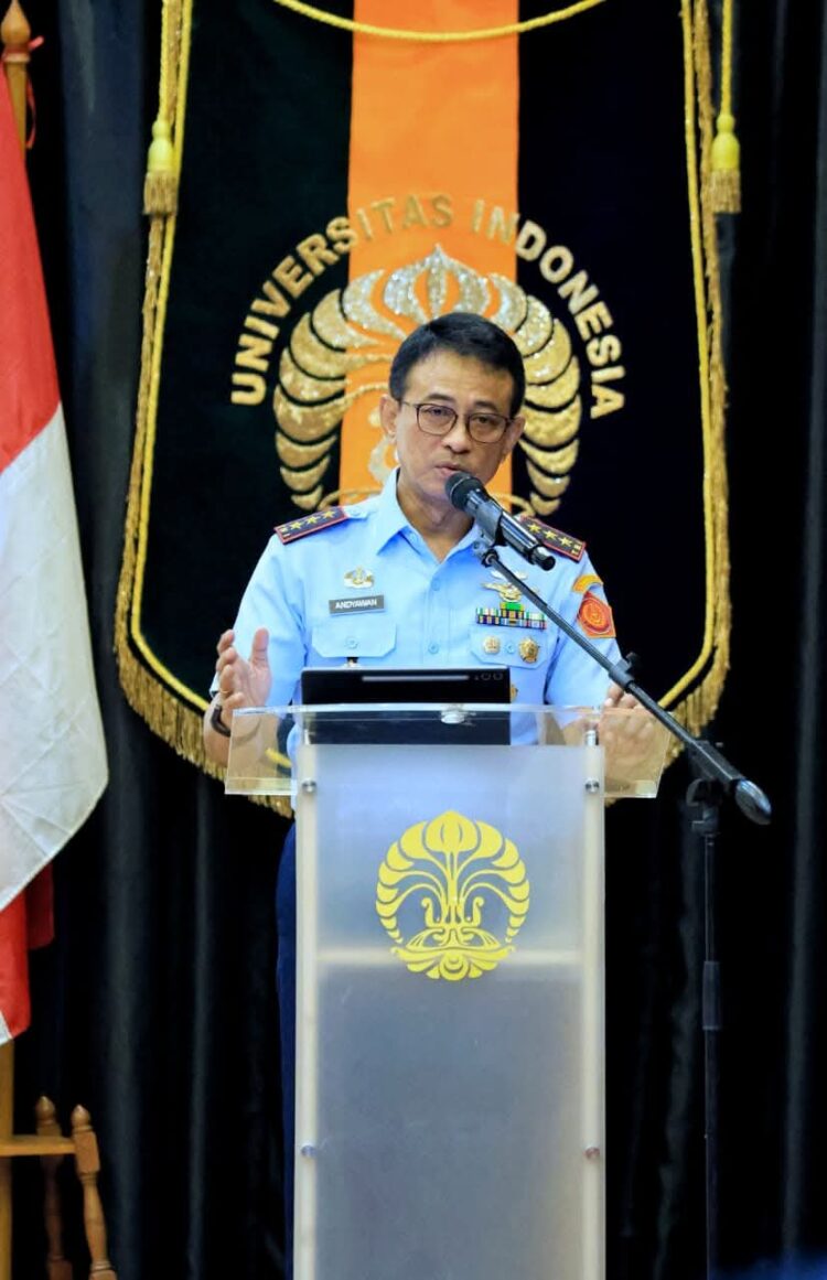 Pangkohanudnas Beri Kuliah Umum untuk Mahasiswa Baru Universitas Indonesia