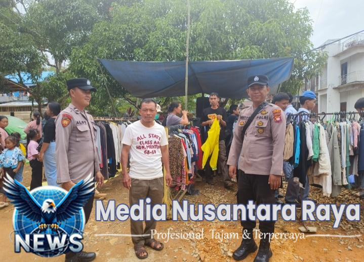 Patroli Siang Hari Polsek Menyuke Imbau Warga Tingkatkan Kewaspadaan