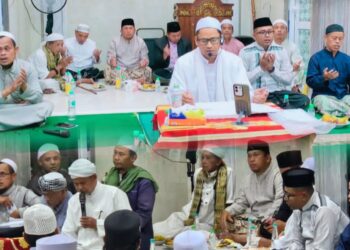 Kapolsek Cikarang Selatan Hadiri Ta’lim Rutin FK-DKM Bersama Ulama dan Tokoh Desa Ciantra