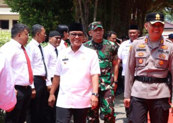 Sambutan Hangat Forkopimda Warnai Kunjungan Kerja Kapolda Lampung ke Polres Lampung Tengah