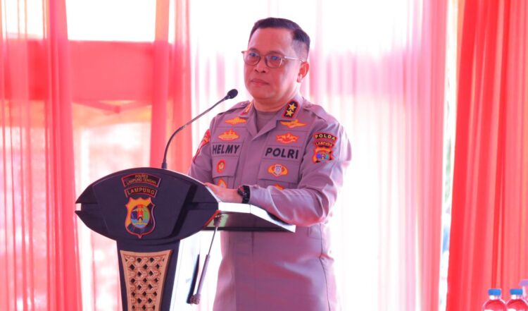 Polres Lampung Tengah Terima Kunjungan Kerja Kapolda Lampung