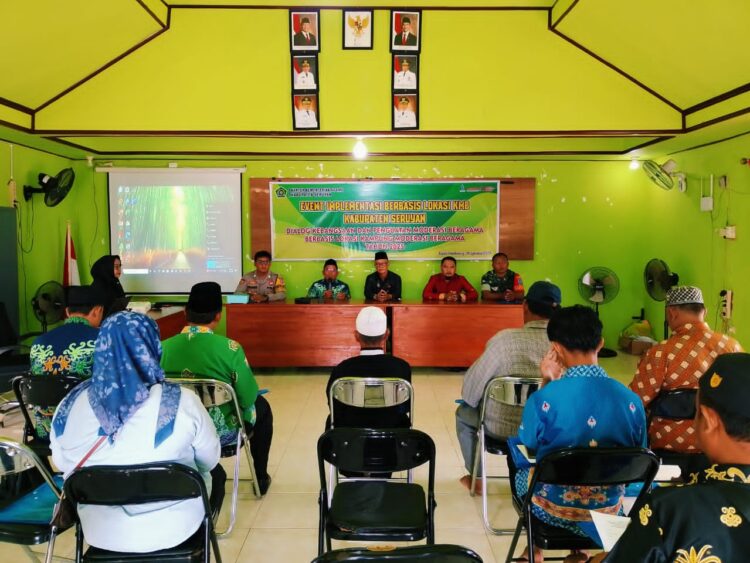 Babinsa Koramil 1015-09/Seruyan Hilir Hadiri Dialog Kebangsaan dan Kampung Moderasi.