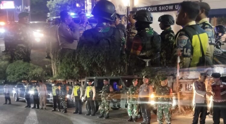 Patroli Gabungan TNI-Polri Polsek Cikarang Selatan Antisipasi Kerusuhan, Situasi Aman Terkendali