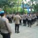 Kapolres Metro Bekasi Pimpin Apel Pengamanan Unras, Tekankan Pengamanan Humanis dan Tidak Menggunakan Senjata Api
