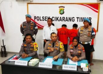 Polsek Cikarang Timur Bongkar Sindikat Leasing Abal-Abal, Amankan 8 Motor dan 1 Truk