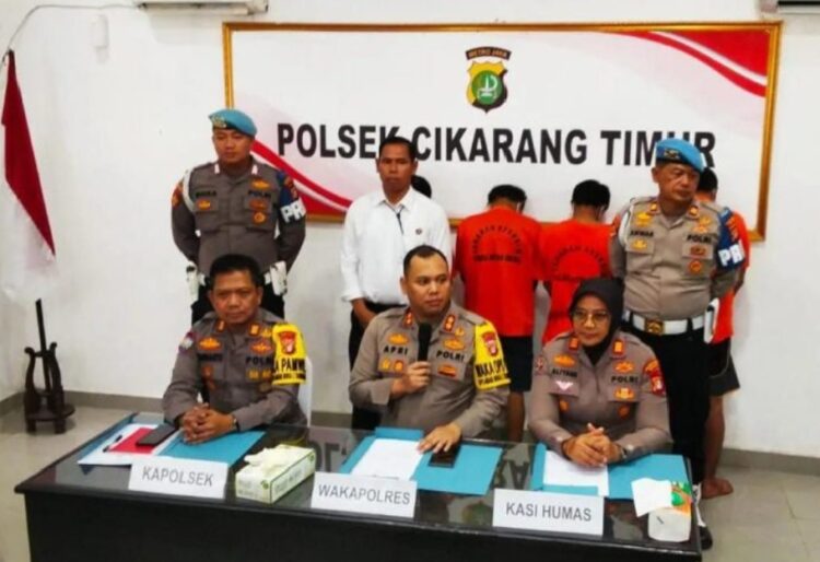 Polsek Cikarang Timur Bongkar Sindikat Leasing Abal-Abal, Amankan 8 Motor dan 1 Truk