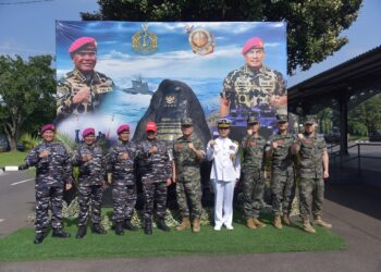 Kaskormar Menerima Courtesy Call Brigadir Jenderal Cha Young-Min