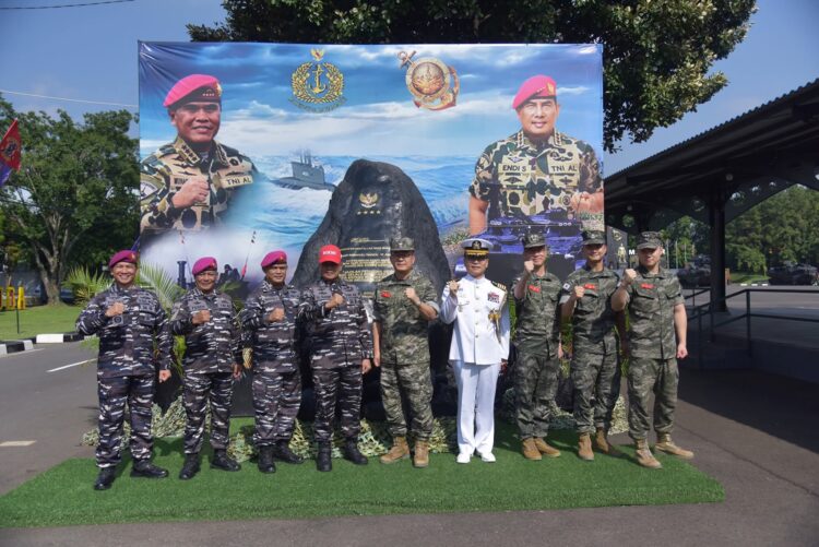 Kaskormar Menerima Courtesy Call Brigadir Jenderal Cha Young-Min