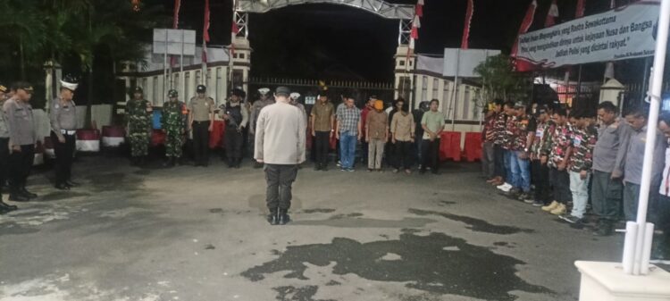 Polsek Serang Baru Gelar Apel Gabungan Siaga Mako, Siap Jaga Keamanan Wilayah