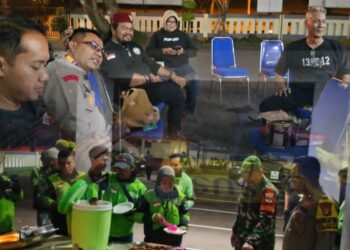 Polsek Cikarang Selatan Gelar Siaga Malam Bersama Komunitas Ojek Online untuk Perkuat Kamtibmas