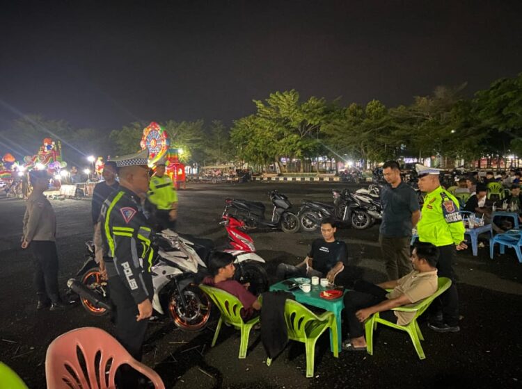 Bentuk Nyata Polri Hadir untuk Masyarakat, Polres Mesuji Gelar Patroli Gabungan Jaga Situasi Kamtibmas