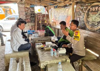 Polsek Cibarusah Pererat Kemitraan dengan Komunitas Ojol DOTC, Edukasi Pentingnya Harkamtibmas untuk Keamanan Bersama