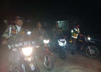 Sinergi TNI, Ormas dan Warga: Patroli Malam Wujud Nyata Jaga Kamtibmas di Wilayah Koramil 420-09/Bangko