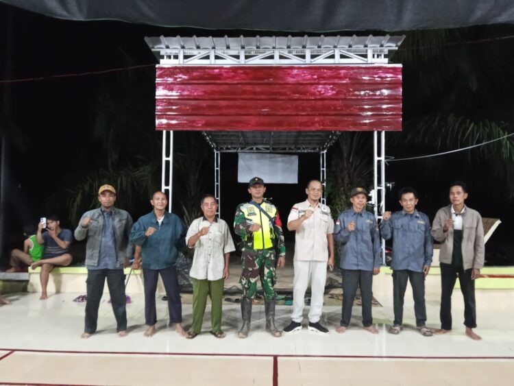 Patroli Pos Kamling, Koramil Jajaran Kodim Perkuat Keamanan Wilayah Bersama Warga
