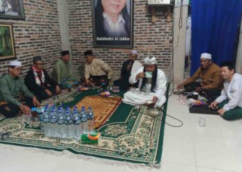 Majelis Zikir Manaqib Hitam Putih Gelar Haul Syekh Abdul Qadir Al-Jailani, Ratusan Jamaah Hadir