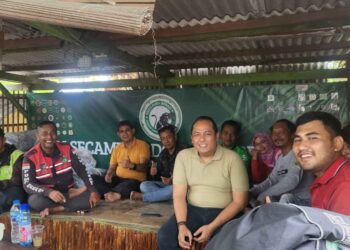 Kanit Intelkam Polsek Babelan Sambangi Basecamp Ojol PUMA, Himbau Jaga Kerukunan dan Keselamatan   