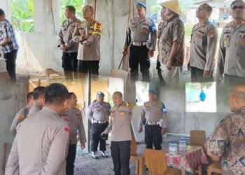 Kapolres Metro Bekasi Tinjau Pembangunan Dapur SPPG Polri di Cikarang Selatan