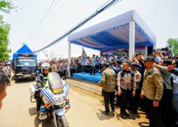 Polda Banten Salurkan 160 Ton Jagung Hasil Panen Jagung Kuartal III Ke Bulog