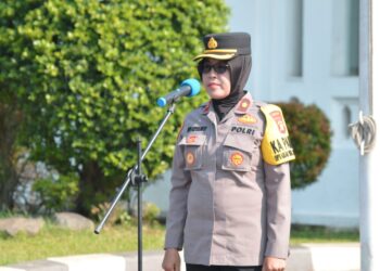 Apel Gabungan Potmas Tambun Selatan: Kapolsek Tekankan Sinergi Jaga Kamtibmas Jelang Pilkades