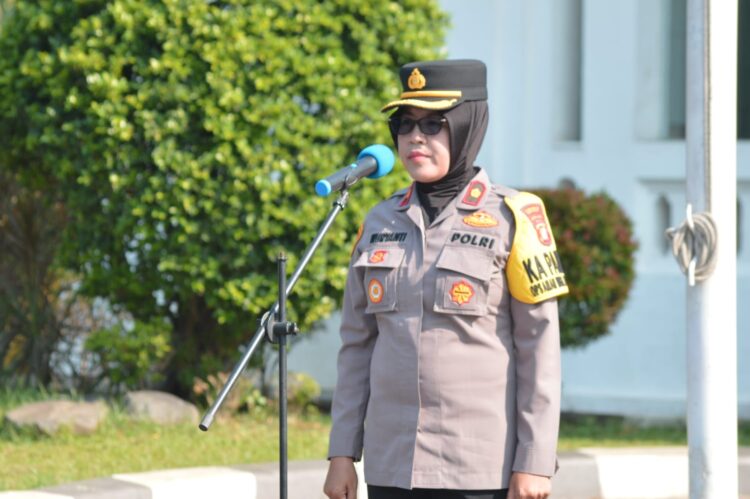 Apel Gabungan Potmas Tambun Selatan: Kapolsek Tekankan Sinergi Jaga Kamtibmas Jelang Pilkades