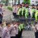 Polsek Cikarang Selatan Gelar Apel Pengamanan Pemberangkatan Masa Buruh ke Botanical Garden Jababeka