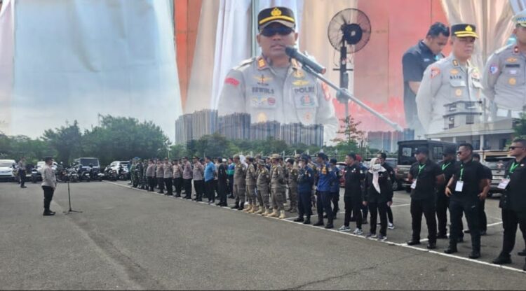 Polsek Cikarang Selatan Kawal Ketat Acara Musik “Dijogetin” di Area Parkir Central Park Meikarta