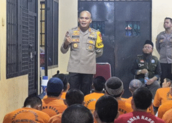 Kombes Mustofa Pimpin Pengecekan Rutan dan Pembinaan Mental di Polres Metro Bekasi