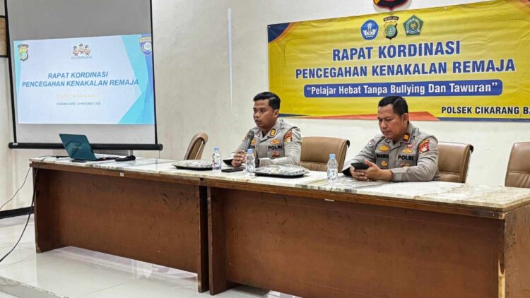 Kapolsek Cikarang Barat Tekankan Peran Sekolah dalam Cegah Kenakalan Remaja