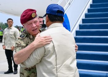 Presiden Prabowo Antar Langsung Keberangkatan Raja Abdullah II ibn Al Hussein di Halim Perdanakusuma