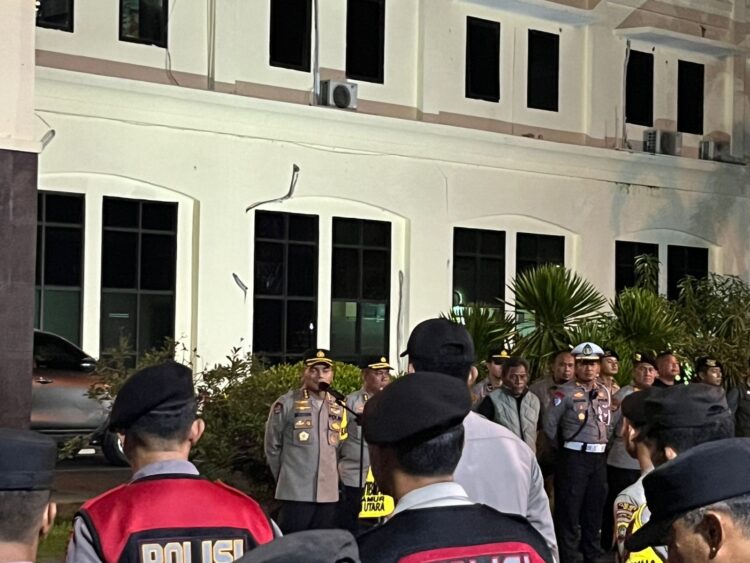 Polres Metro Bekasi Gelar Apel Patroli Skala Besar dan KRYD, Antisipasi Tawuran dan Bencana Banjir di Musim Hujan