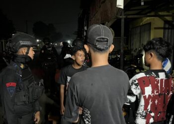 Brimob Batalyon D Pelopor Gelar Patroli Antisipasi Tawuran dan Balap Liar di Kabupaten Bekasi
