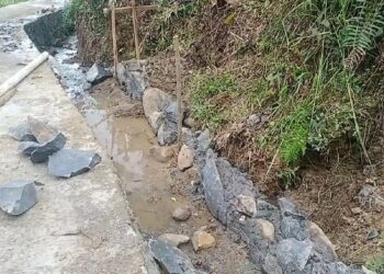 Patut Di Sidak Pembangunan Saluran Irigasi P3A Tunas Karya Di Pangkal Jaya Diduga Dikerjakan Asal Jadi