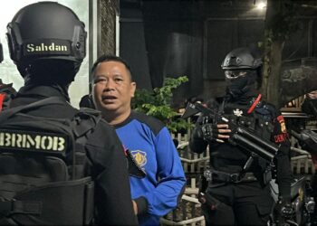 Brimob Yon D Pelopor Gelar Patroli Rayonisasi Antisipasi Tawuran dan Balap Liar di Kabupaten Bekasi