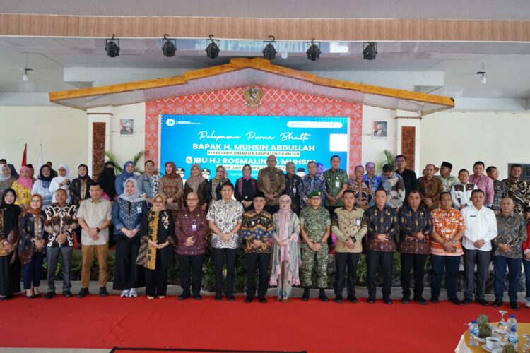 Dandim 0402/OKI Hadiri Acara Purna Tugas Setda Ogan Ilir 