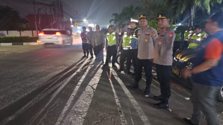 Patroli Gabungan Dua Polsek Diperkuat, Polisi Amankan Jalur Perbatasan Cikarang Barat–Setu