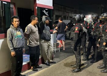 Tim patroli Brimob Sisir Bekasi, Patroli Anti Tawuran dan Balap Liar Nihil Insiden