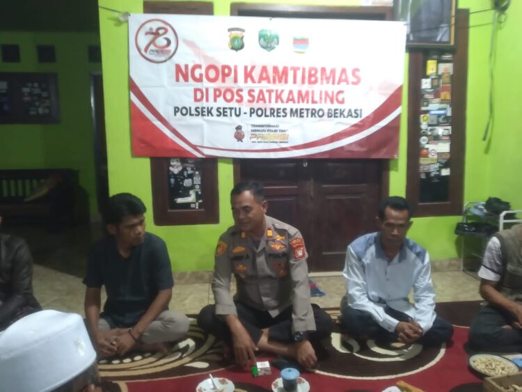 Kapolsek Setu Ajak Warga Bersinergi Menangkal Premanisme dan Curanmor