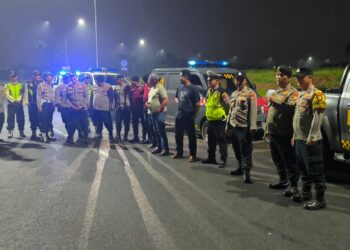 Polsek Cikarang Barat Gelar Patroli Biru, Warga Rasakan Kehadiran Polisi di Jalan Raya