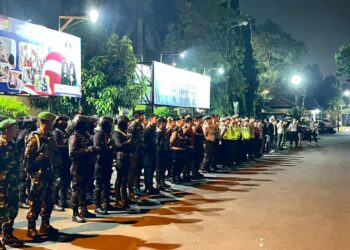 Brimob Batalyon D Pelopor Gelar Patroli Gabungan untuk Jaga Kondusifitas Wilayah Kabupaten Bekasi