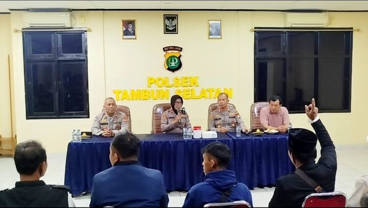 Polsek Tambun Selatan Perkuat Sinergi Jaga Kamtibmas
