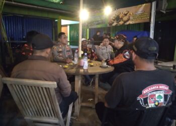 Polsek Setu Gelar Ngopi Kamtibmas Bersama Pemuda Pancasila