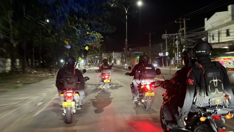 Brimob Batalyon D Pelopor Laksanakan Patroli Rayonisasi, Situasi Wilayah Bekasi Kondusif