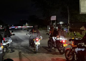 Brimob Batalyon D Pelopor Gelar Patroli Rayonisasi, Wilayah Kabupaten Bekasi Aman dan Kondusif