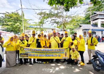 5.500 Bungkus Snack Disediakan Laung Kuning Banjar untuk Jamaah Haul Tuan Guru Sekumpul di Balikpapan