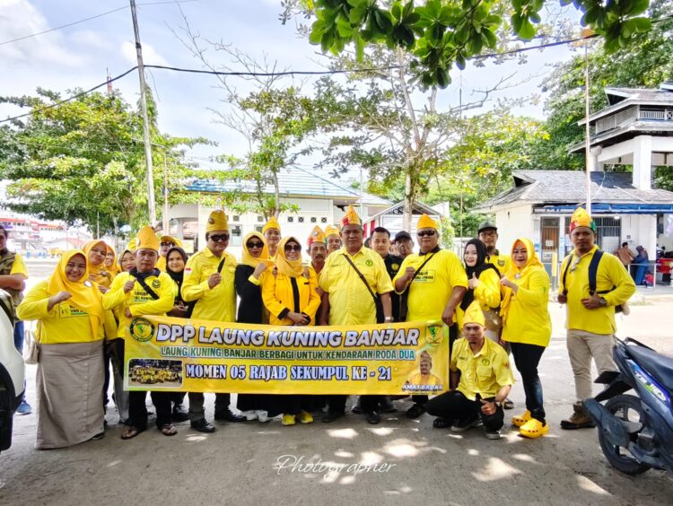 5.500 Bungkus Snack Disediakan Laung Kuning Banjar untuk Jamaah Haul Tuan Guru Sekumpul di Balikpapan   