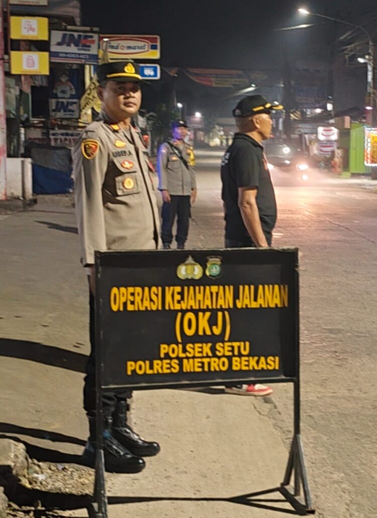 Jaga Kamtibmas, Polsek Setu Razia Dini Hari di Jalan Raya Setu–Serang