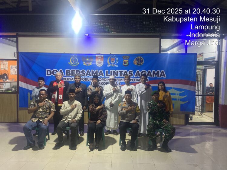 Sambut 2026, Polres dan Pemkab Mesuji Gelar Doa Lintas Agama untuk Keselamatan Bangsa dan Korban Bencana